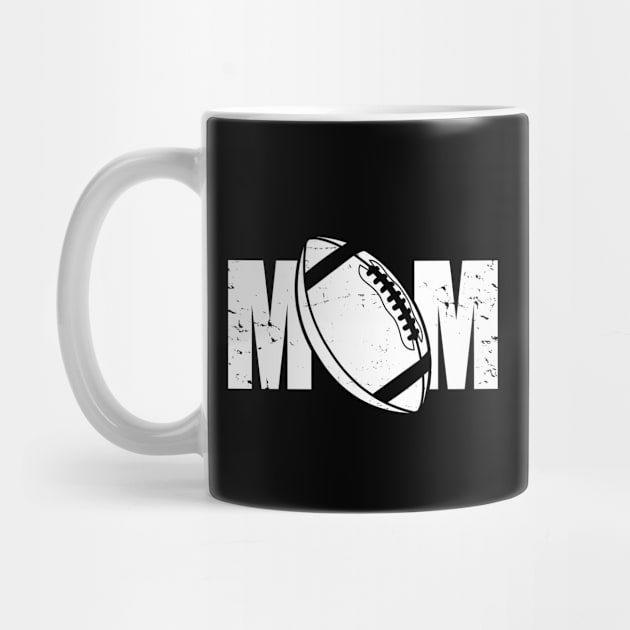 Football Mom - Football Player, Football Sports Lover Gift For Women by Art Like Wow Designs